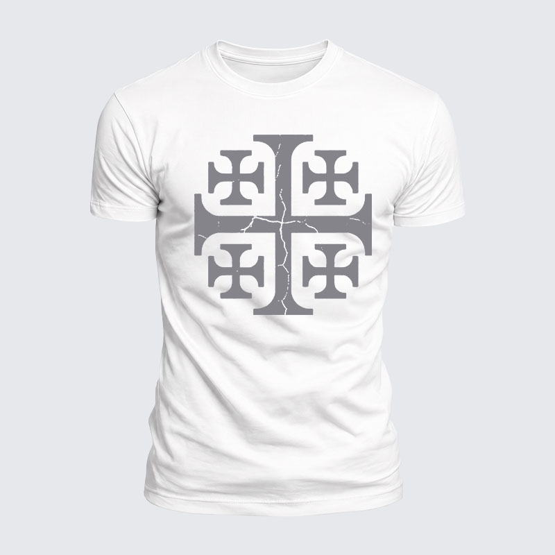 Luxe Mercerized Cotton Tee - Deus Vult