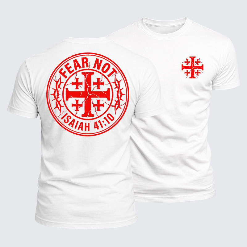 Luxe Mercerized Cotton Tee - Fear Not Isaiah 41:10