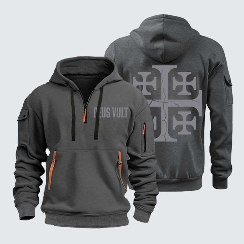 Zipper Hoodies - Deus Vult