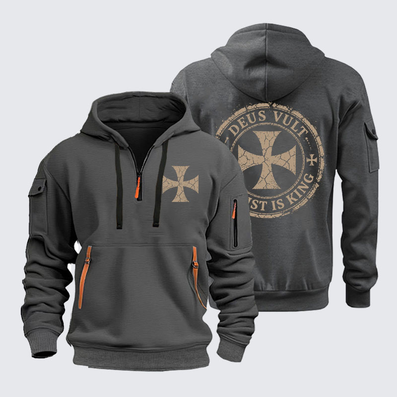 Zipper Hoodies - Deus Vult