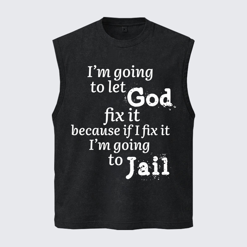 [Copy]Of Course I Talk To God Who Else Can I Trust Christian Washed Tank