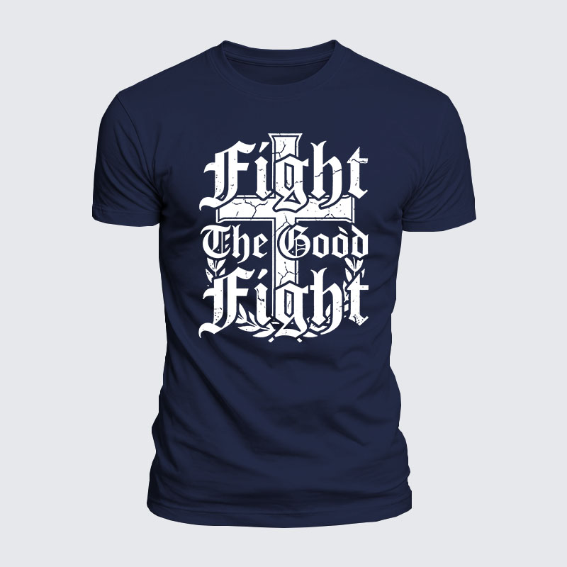 Luxe Mercerized Cotton Tee -  Fight the Good Fight