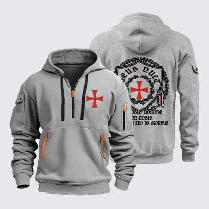 Zipper Hoodies -  Non Nobis Domine, Non Nobis, Sed Nomini Tuo Da Gloriam