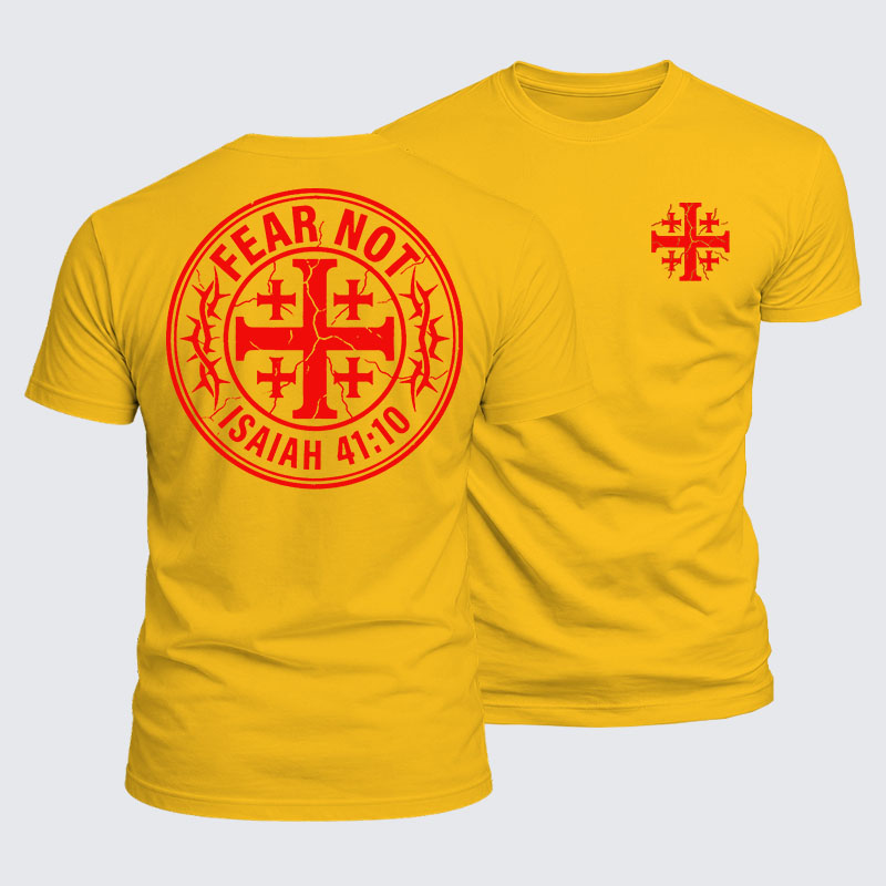 Luxe Mercerized Cotton Tee - Fear Not Isaiah 41:10