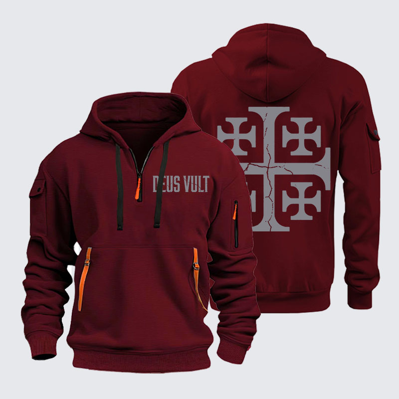 Zipper Hoodies - Deus Vult