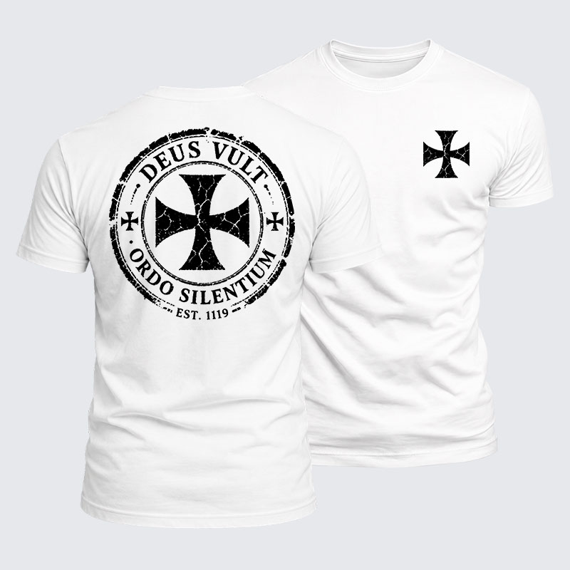 Luxe Mercerized Cotton Tee - Deus Vult