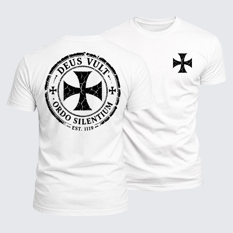 Luxe Mercerized Cotton Tee - Deus Vult