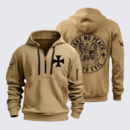 Zipper Hoodies - Make No Peace With Evil