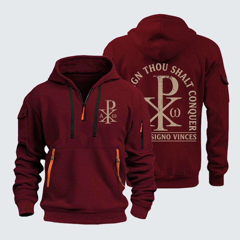 Zipper Hoodies -  In Hoc Signo Vinces