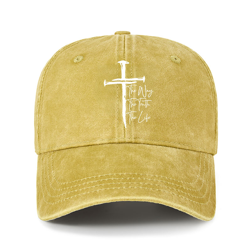 Heritage Washed Cap - The Way The Truth The Life