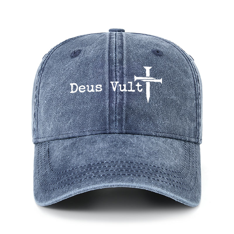 Heritage Washed Cap - Deus Vult 