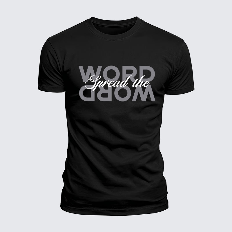 Luxe Mercerized Cotton Tee - Spread The Word