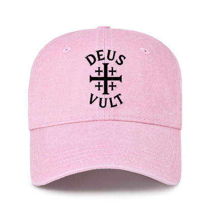 Heritage Washed Cap-Deus Vult