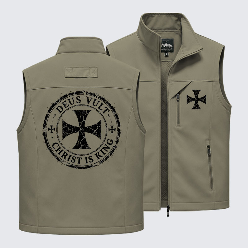 Deus Vult Christ Is King Outdoor Quick-dry Vest