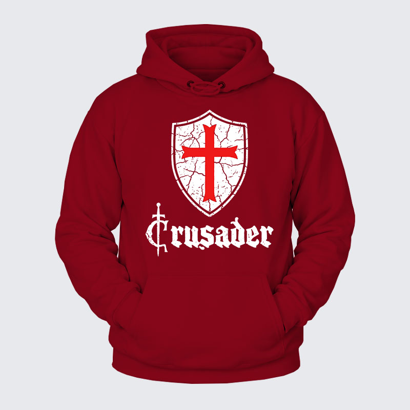 Plush Fleece-Lined Hoodie - Crusader