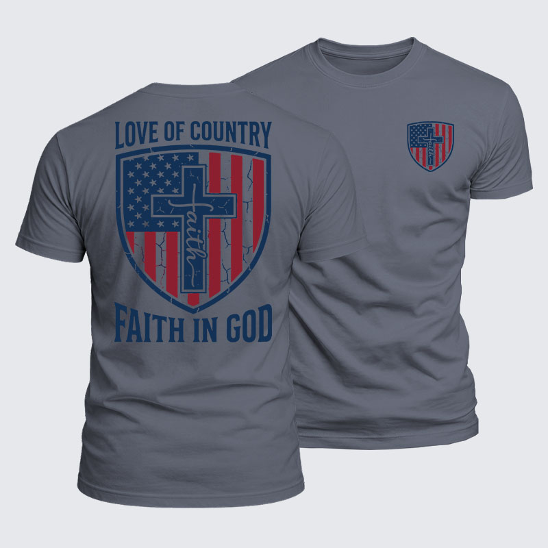 Luxe Mercerized Cotton Tee - Faith In God