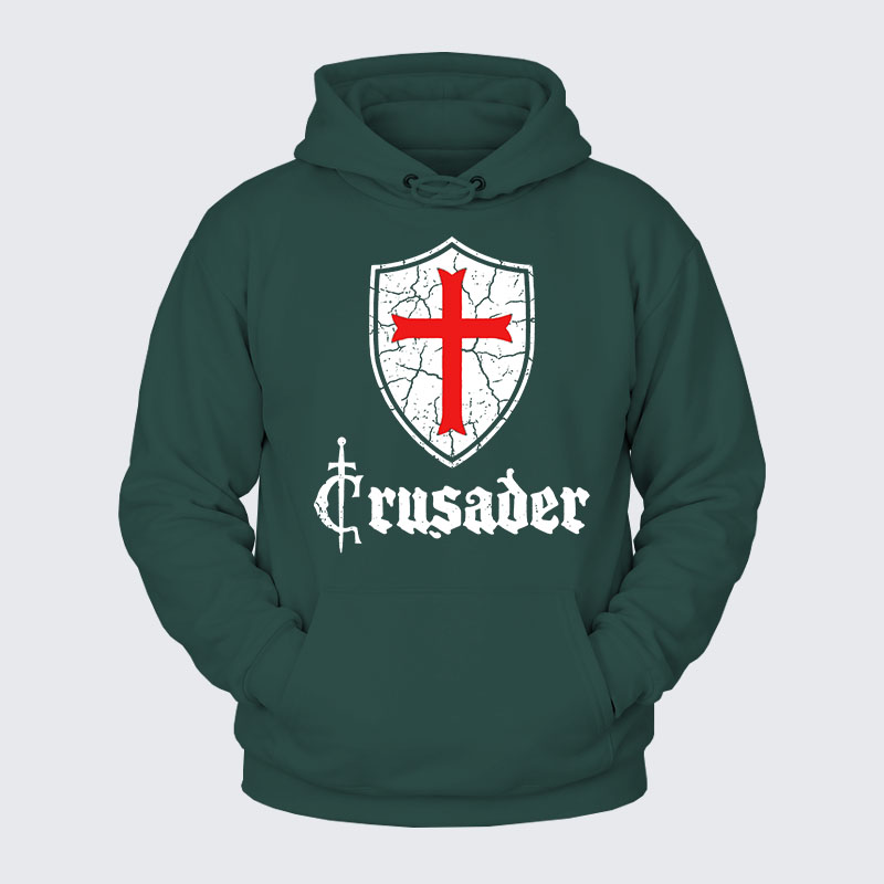 Plush Fleece-Lined Hoodie - Crusader