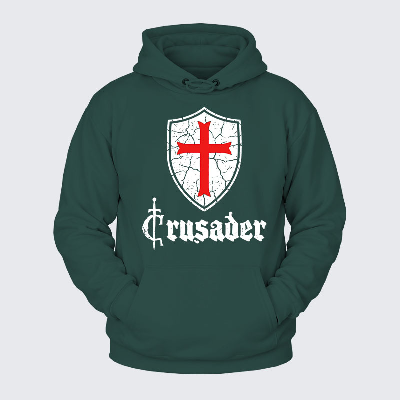 Plush Fleece-Lined Hoodie - Crusader