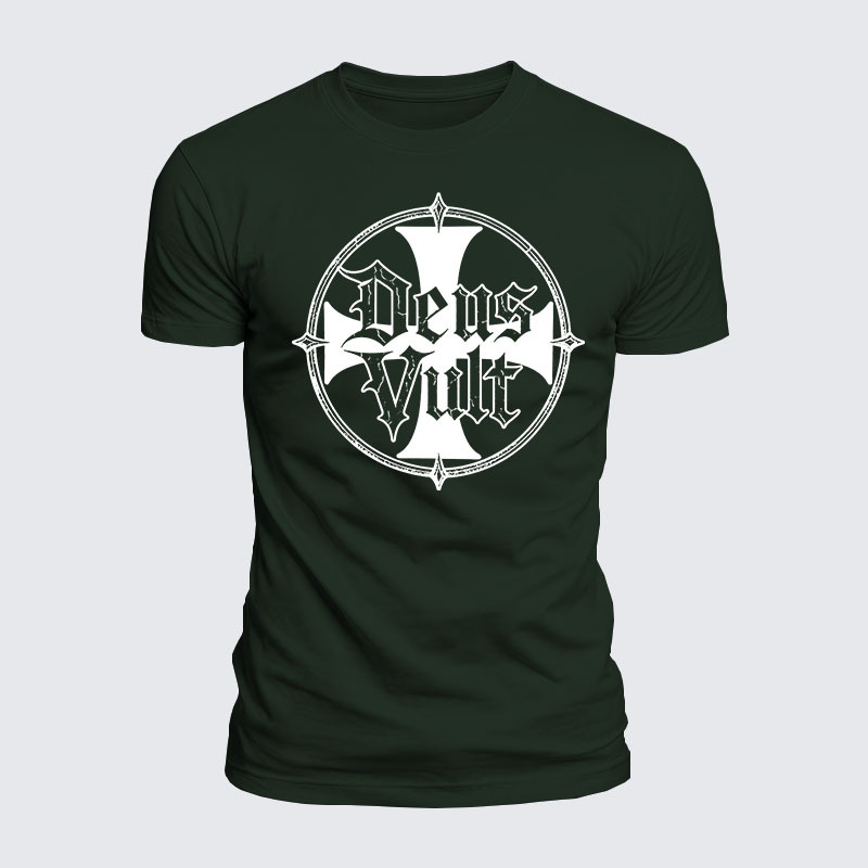 Luxe Mercerized Cotton Tee - Deus Vult