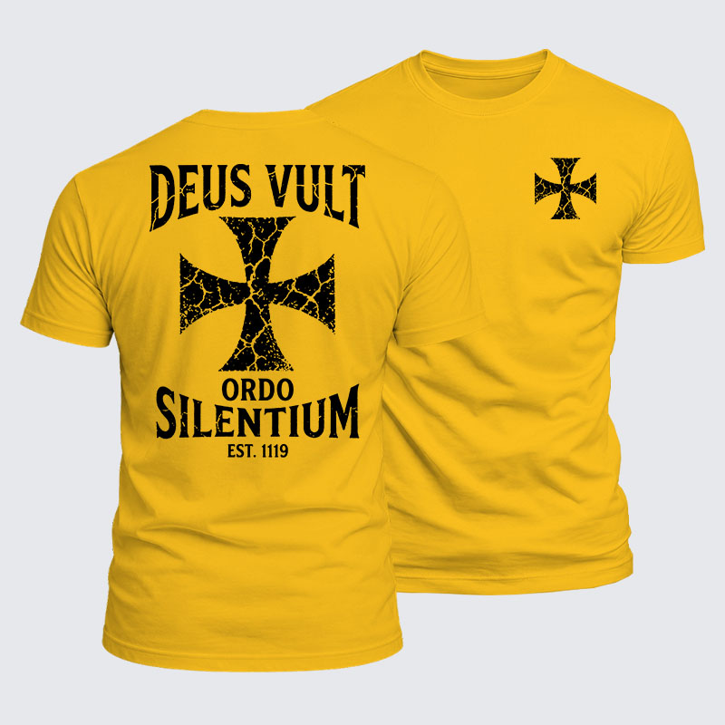 Luxe Mercerized Cotton Tee - Deus Vult