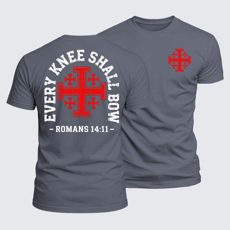 [Copy]Luxe Mercerized Cotton Tee -  Every Knee Will Bow