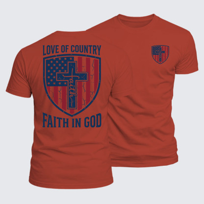 Luxe Mercerized Cotton Tee - Faith In God