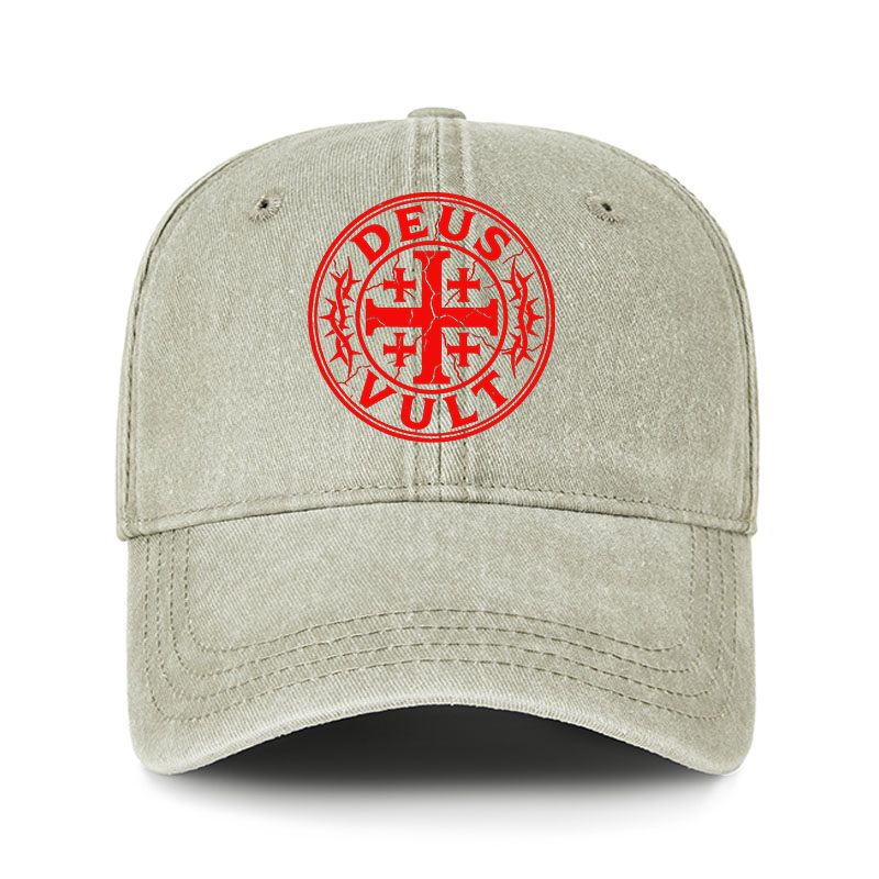 Heritage Washed Cap - Deus Vult