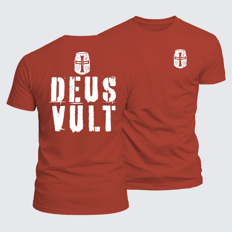 Luxe Mercerized Cotton Tee - Deus Vult