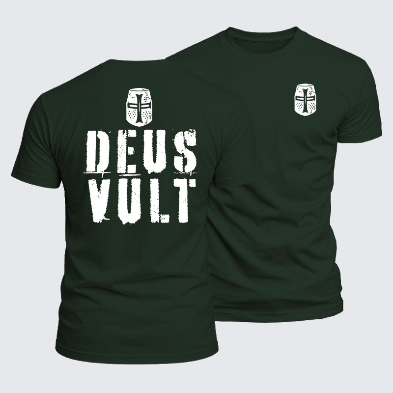 Luxe Mercerized Cotton Tee - Deus Vult