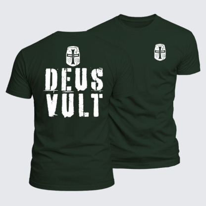Luxe Mercerized Cotton Tee - Deus Vult