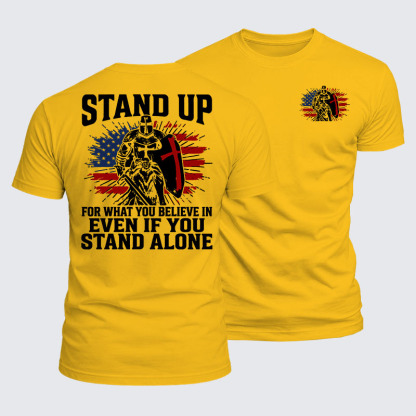 Luxe Mercerized Cotton Tee - Stand Up For What You Believe