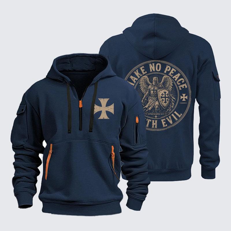 Zipper Hoodies - Make No Peace With Evil