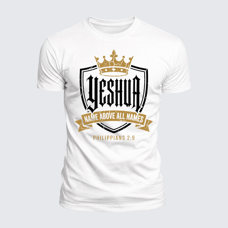 Luxe Mercerized Cotton Tee -  Yeshua Name Above All Names