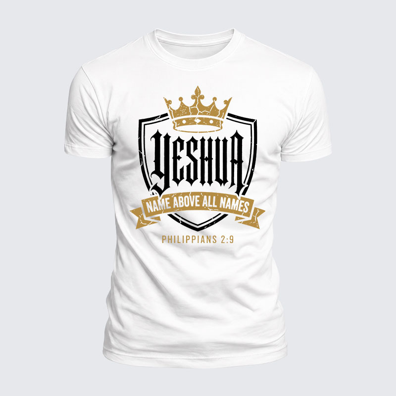 Luxe Mercerized Cotton Tee -  Yeshua Name Above All Names