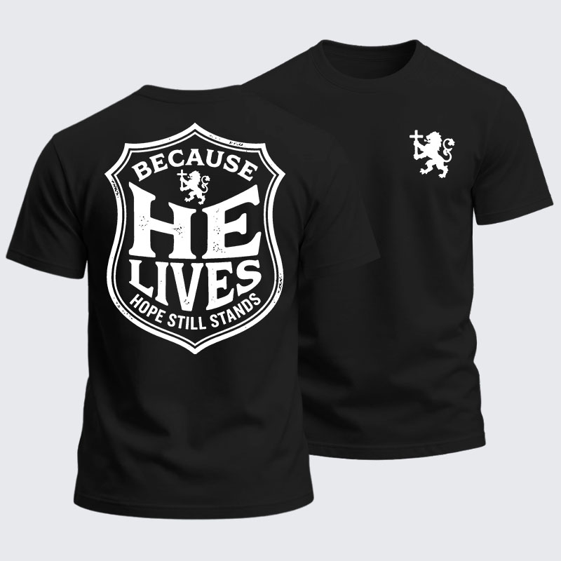 Man Of God Husband Dad Jesus God Christian Cotton T-Shirt