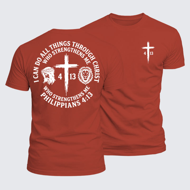 Luxe Mercerized Cotton Tee - All Things Through Christ