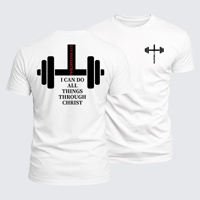 Luxe Mercerized Cotton Tee - Fitness Philippians 4 : 13
