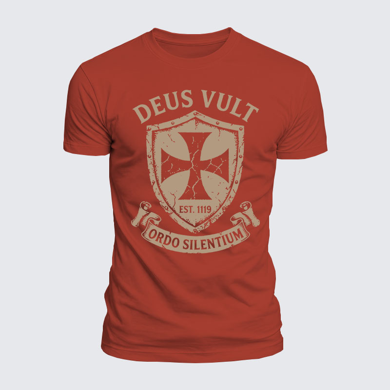 Luxe Mercerized Cotton Tee - Deus Vult