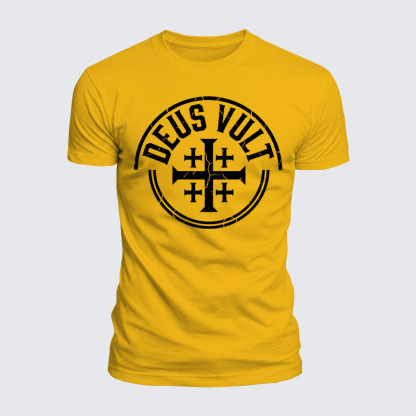 Luxe Mercerized Cotton Tee - Deus Vult 