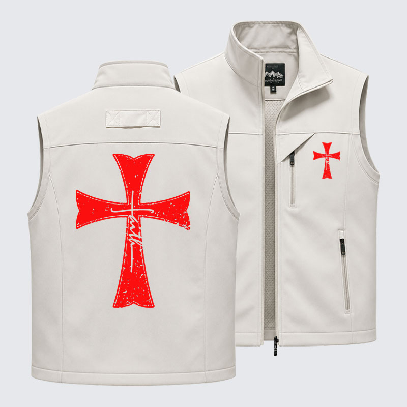 Knights Templar Crusader Cross Faith Outdoor Quick-dry Vest