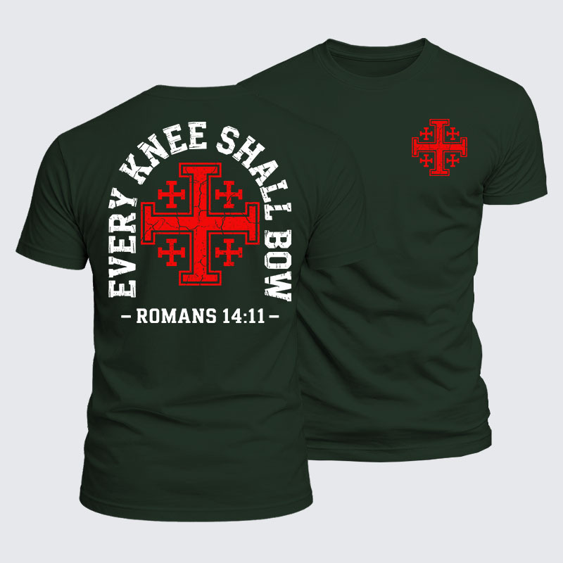 [Copy]Luxe Mercerized Cotton Tee -  Every Knee Will Bow