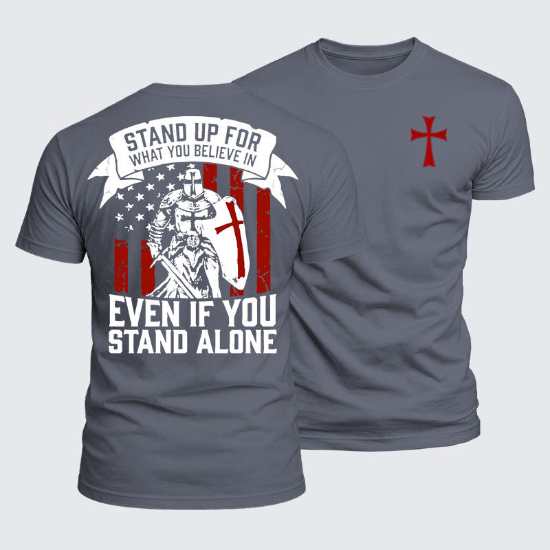 Luxe Mercerized Cotton Tee - Stand Up For What You Believe