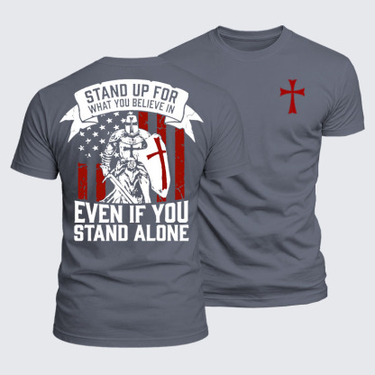 Luxe Mercerized Cotton Tee - Stand Up For What You Believe