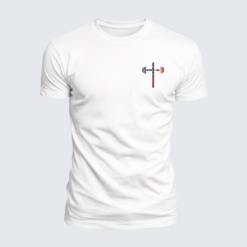 Luxe Mercerized Cotton Tee - God Bless America 