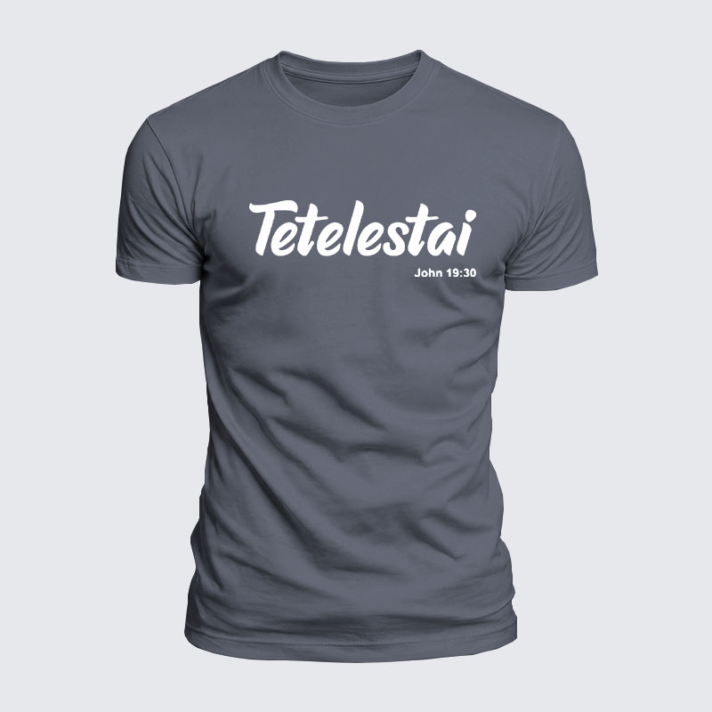Luxe Mercerized Cotton Tee - Tetelestai John 19 : 30