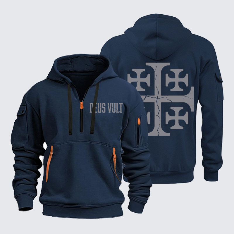 Zipper Hoodies - Deus Vult