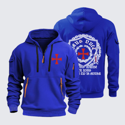 Zipper Hoodies -  Non Nobis Domine, Non Nobis, Sed Nomini Tuo Da Gloriam