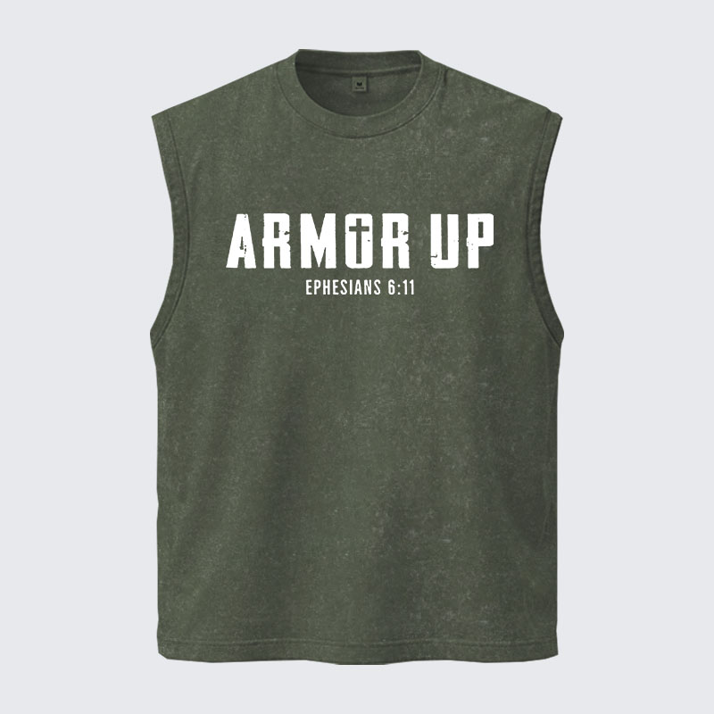 Washed Tank Top - Armor Up