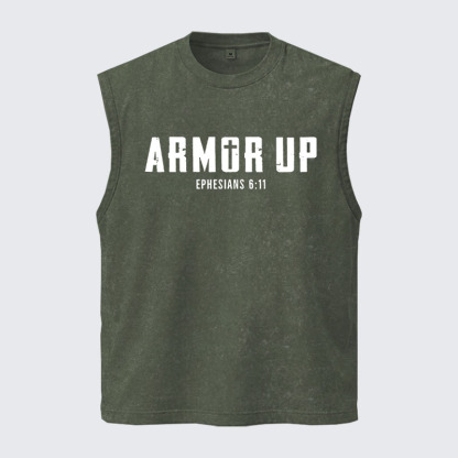 Washed Tank Top - Armor Up
