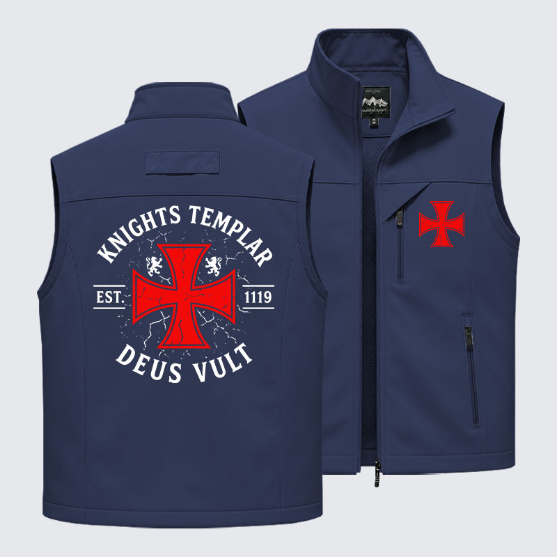 Knights Templar Deus Vult Outdoor Quick-dry Vest